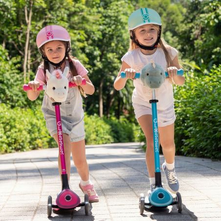 Tête peluche pour guidon de trottinette ou tricycle Globber