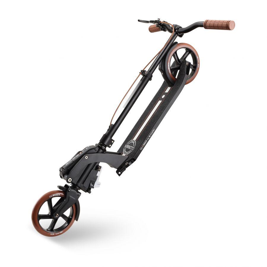 Trottinette 2 Roues Globber One K 180 Piston Vintage Deluxe – Pliable En 1 Sec, Guidon Réglable – Pour Ados Et Adultes Jusqu'à 100 Kg - 10