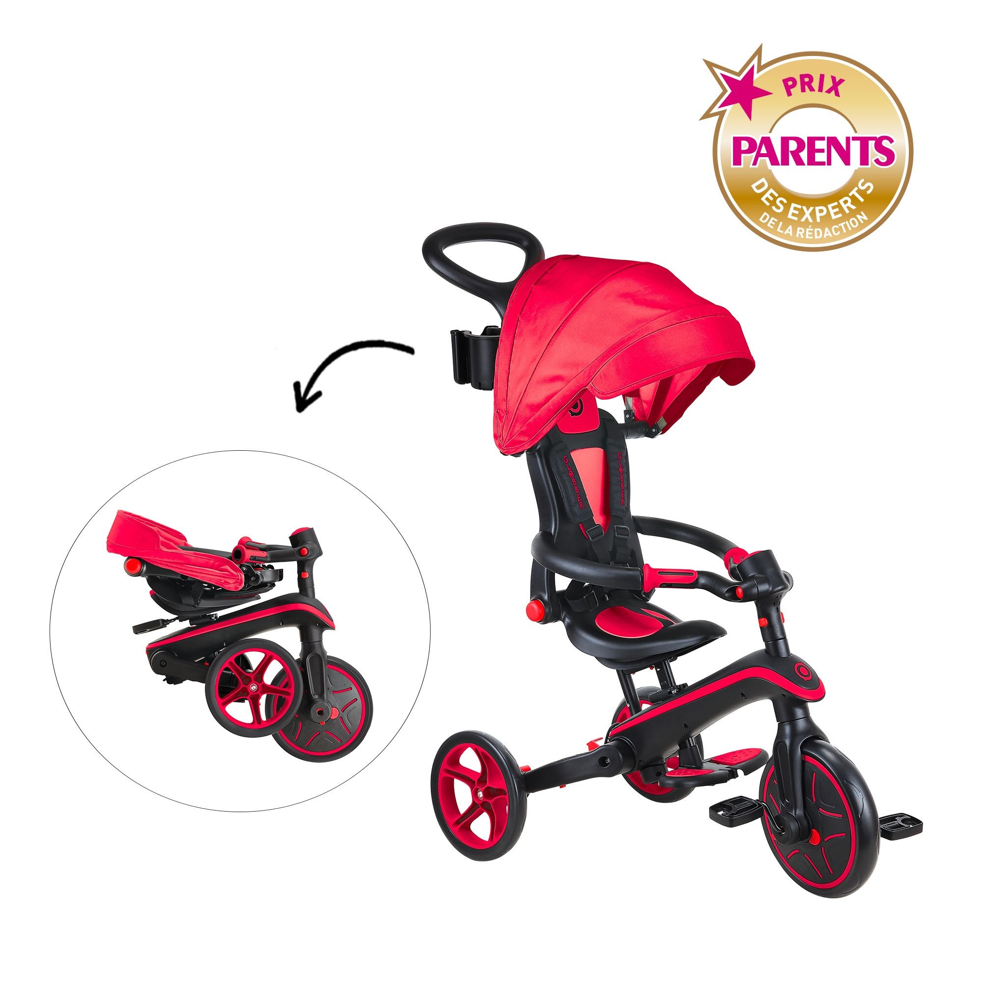 Baby Balade Tricycle Pliable Velo Evolutif Bebe Fille Velo Bebe