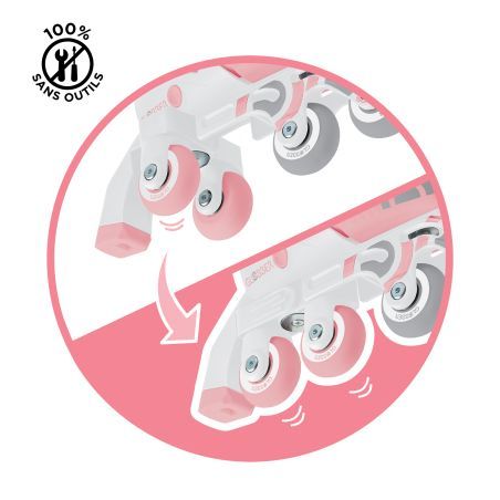 Rollers évolutifs 2EN1 Taille XS/S