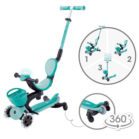 Module 360 GLOBBER, Trottinette 3 roues évolutive Globber ultra équipée