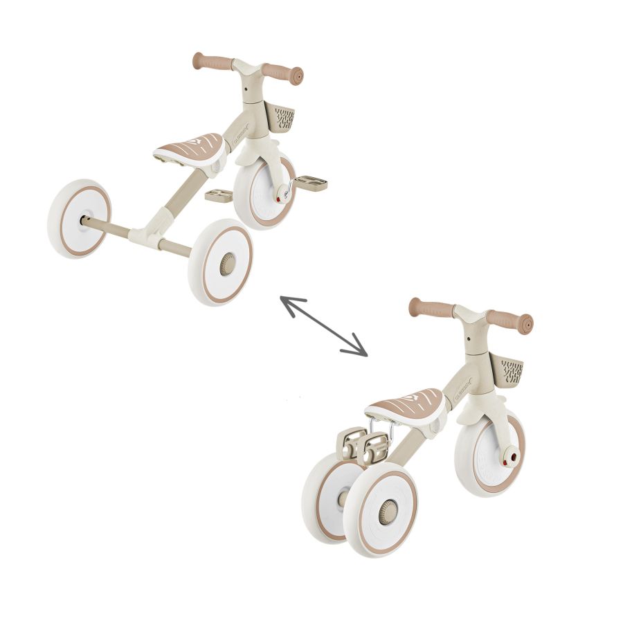 Tricycle Évolutif 2 En 1 EARLY FUN – Dès 24 Mois, Poignée Parentale Et Pédales, Sécurité Et Confort